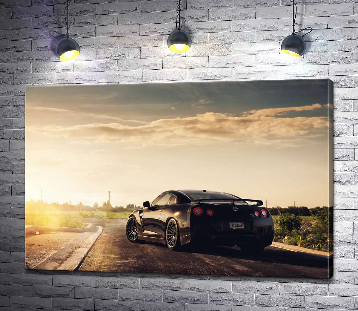 

Картина ArtPoster Лучи сверкают золотом на черной поверхности автомобиля Opel 100x67 см Модуль №1