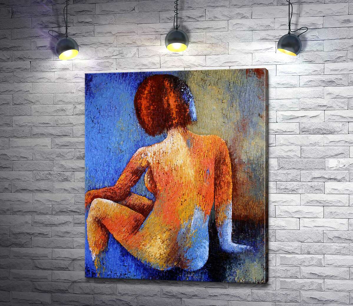 

Картина ArtPoster Обнаженный силуэт девушки с каре 100x121 см Модуль №1