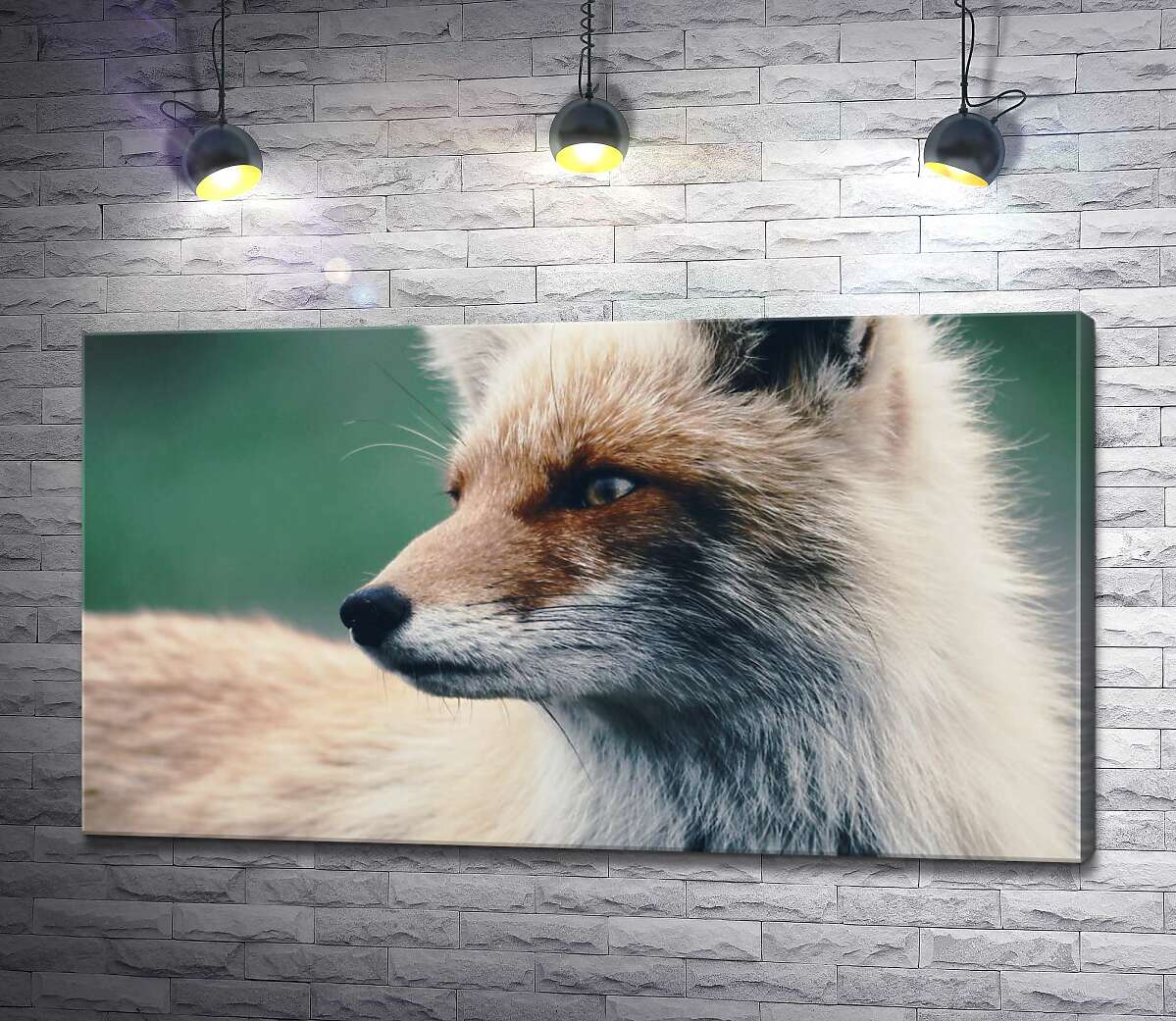 

Картина ArtPoster Пастельный силуэт пушистой лисы 100x56 см Модуль №1