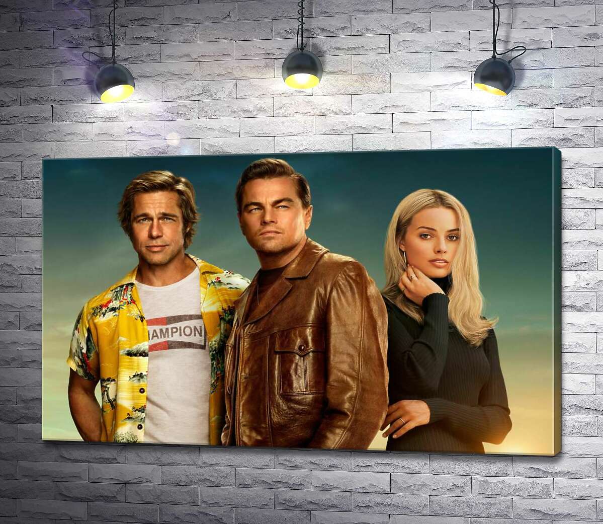 

Картина ArtPoster Постер с героями фильма "Однажды в Голливуде" (Once Upon A Time In Hollywood) 100x61 см Модуль №1
