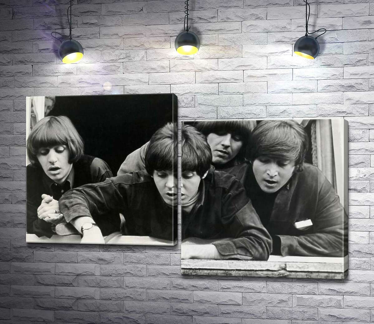 

Модульная картина ArtPoster The Beatles смотрят с окна вниз на улицу 130x82 см Модуль №5