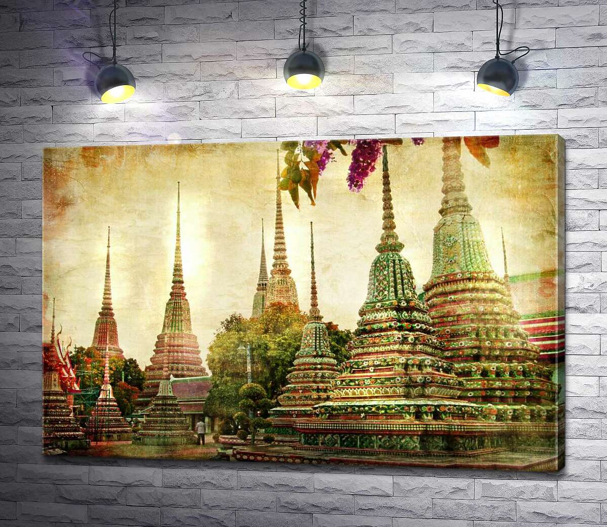 

Картина ArtPoster Храмовый комплекс Ват Пхо (Wat Pho) в Бангкоке 100x66 см Модуль №1