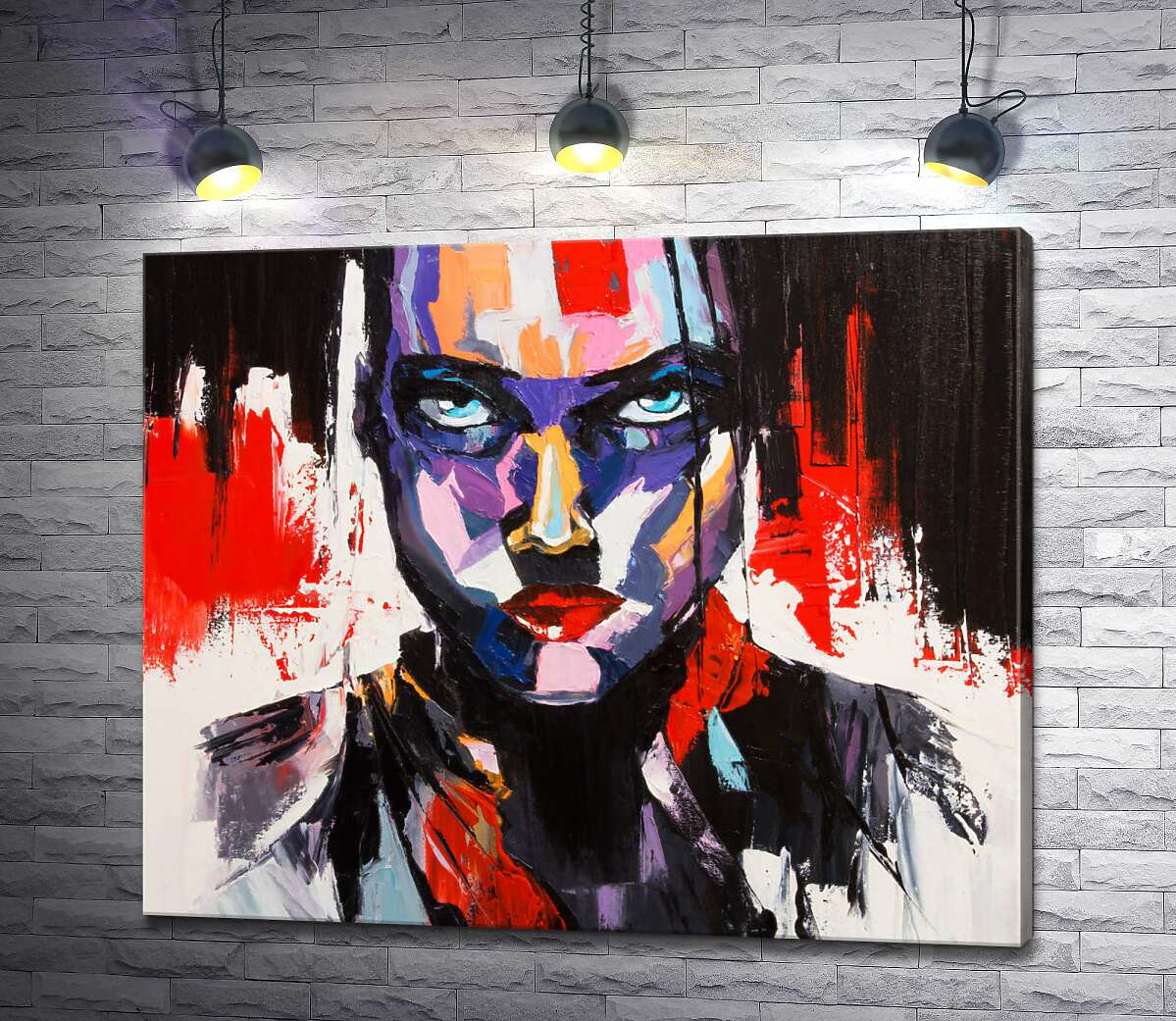 

Картина ArtPoster Уверенный взгляд сильной девушки 100x83 см Модуль №1