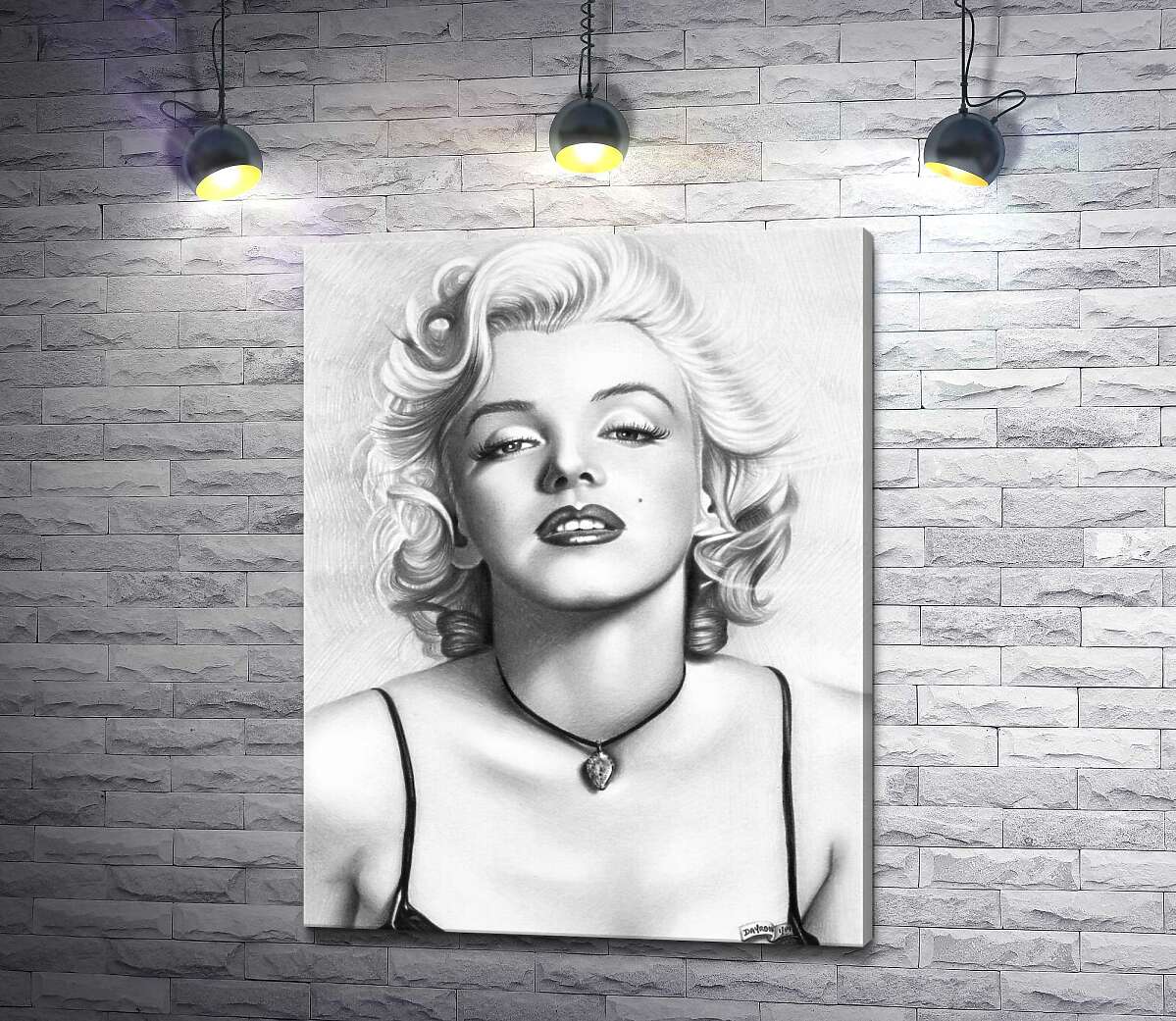 

Картина ArtPoster Черно-белый портрет привлекательной актрисы Мэрилин Монро (Marilyn Monroe) 130x169 см Модуль №1