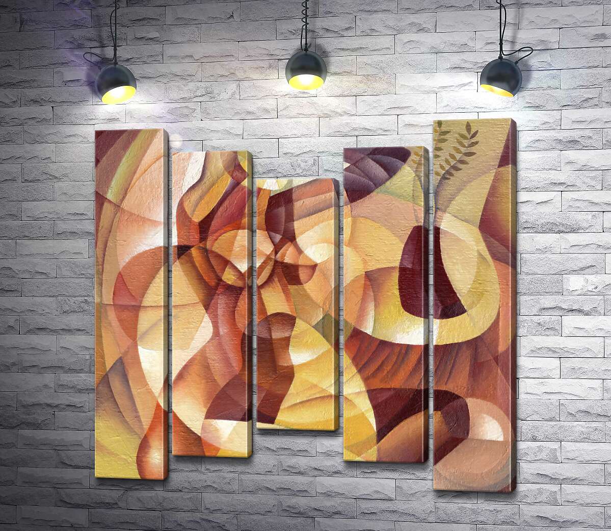 

Модульная картина ArtPoster Абстрактный силуэт женского тела и вазы 100x100 см Модуль №28