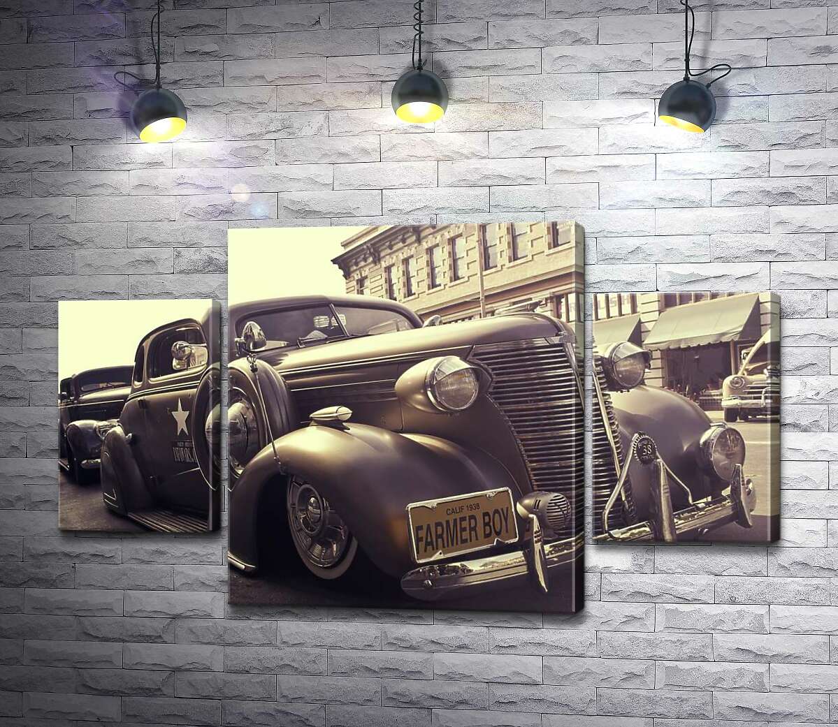 

Модульная картина ArtPoster "Farmer boy" – автомобиль Chevrolet Master 1938 года 100x60 см Модуль №7