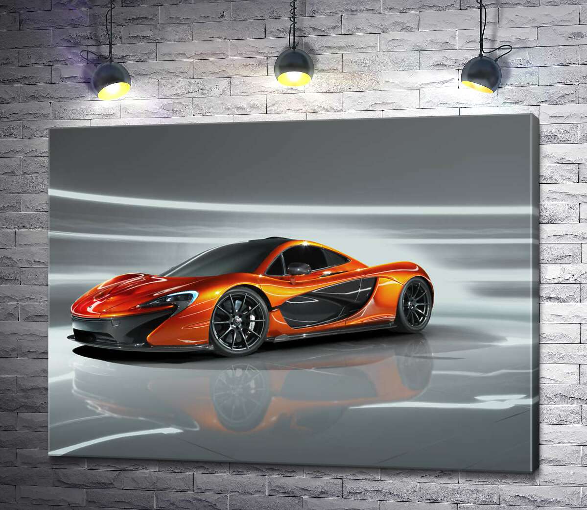

Картина ArtPoster Янтарный блеск спортивного автомобиля McLaren P1 100x75 см Модуль №1