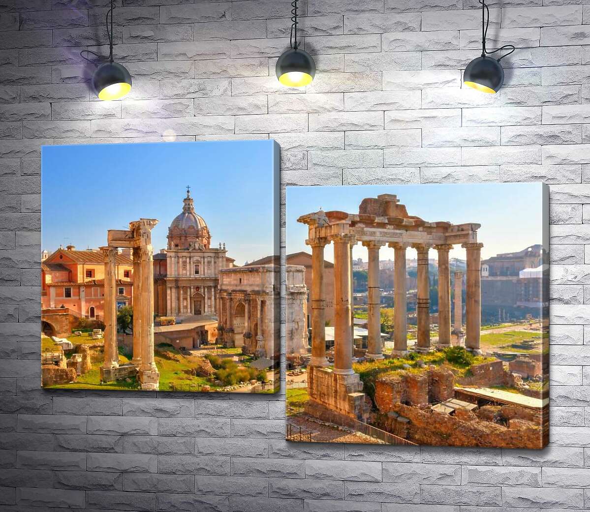 

Модульная картина ArtPoster Гарндиозность руин Римского форума (Forum Romanum) 100x67 см Модуль №5