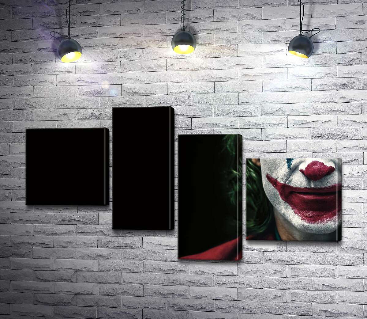 

Модульная картина ArtPoster Джокер накрашен слоями грима 100x57 см Модуль №20