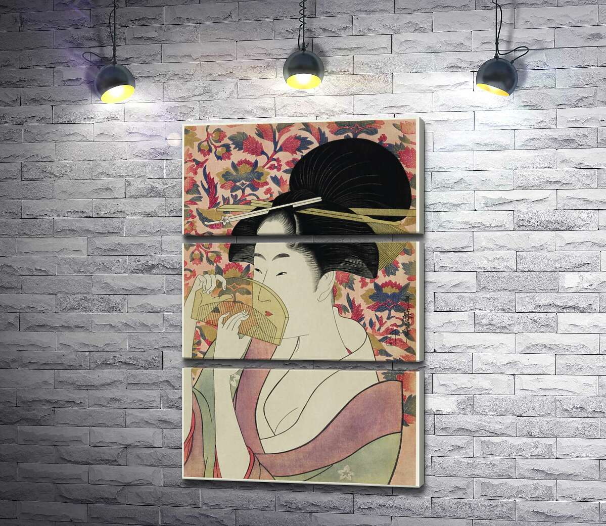 

Модульная картина ArtPoster Гребень - Китагава Утамаро (Kitagawa Utamaro) 100x153 см Модуль №13