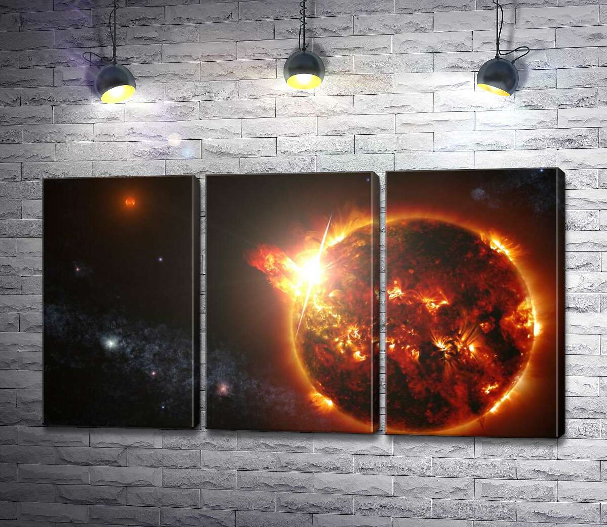 

Модульная картина ArtPoster Горячая красота Солнечных вспышек 60x34 см Модуль №11
