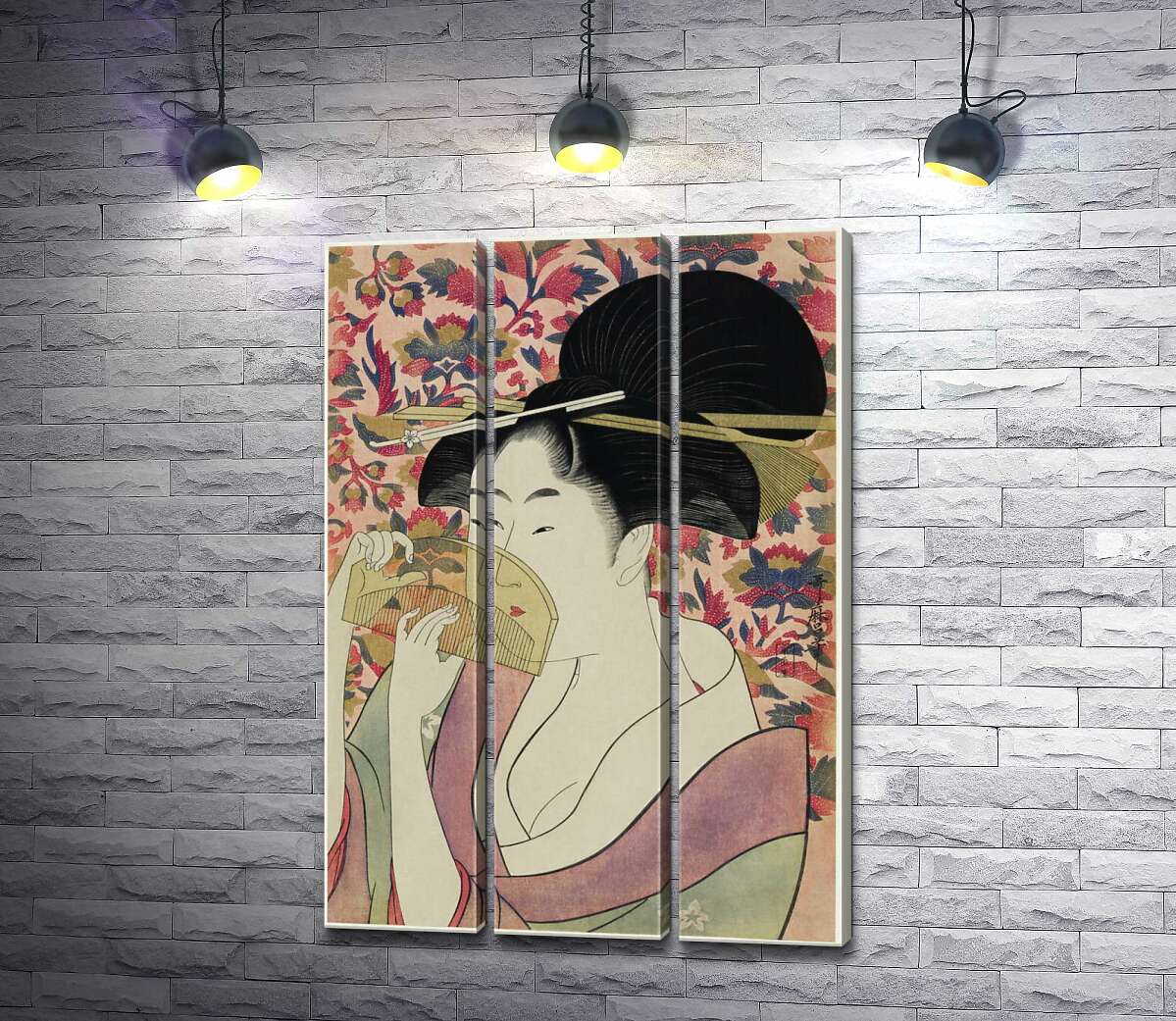 

Модульная картина ArtPoster Гребень - Китагава Утамаро (Kitagawa Utamaro) 102x151 см Модуль №11