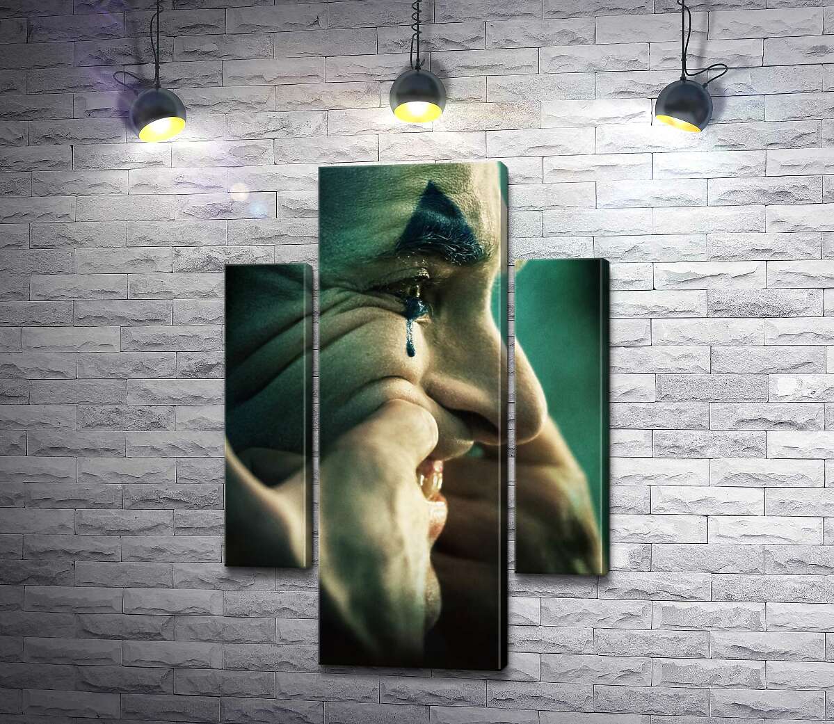 

Модульная картина ArtPoster Джокер сквозь слезы натягивает улыбку на лицо 131x194 см Модуль №7