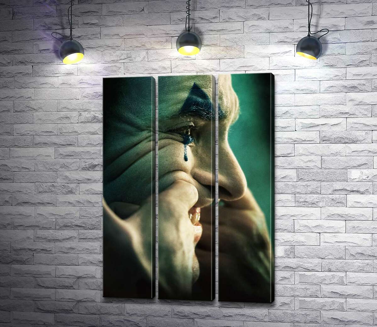 

Модульная картина ArtPoster Джокер сквозь слезы натягивает улыбку на лицо 132x193 см Модуль №11