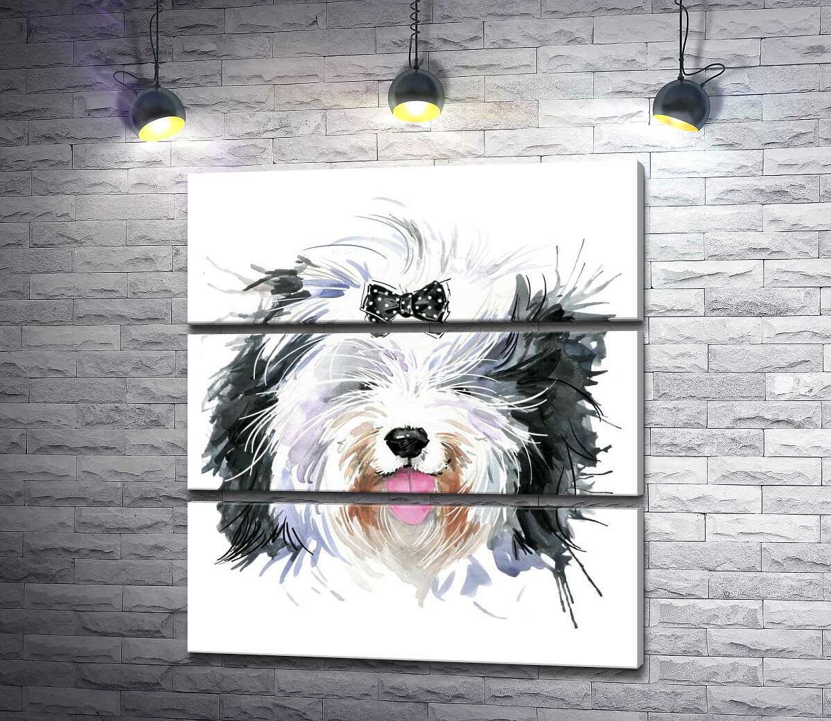 

Модульная картина ArtPoster Йоркширский терьер с бантиком на голове 100x111 см Модуль №13