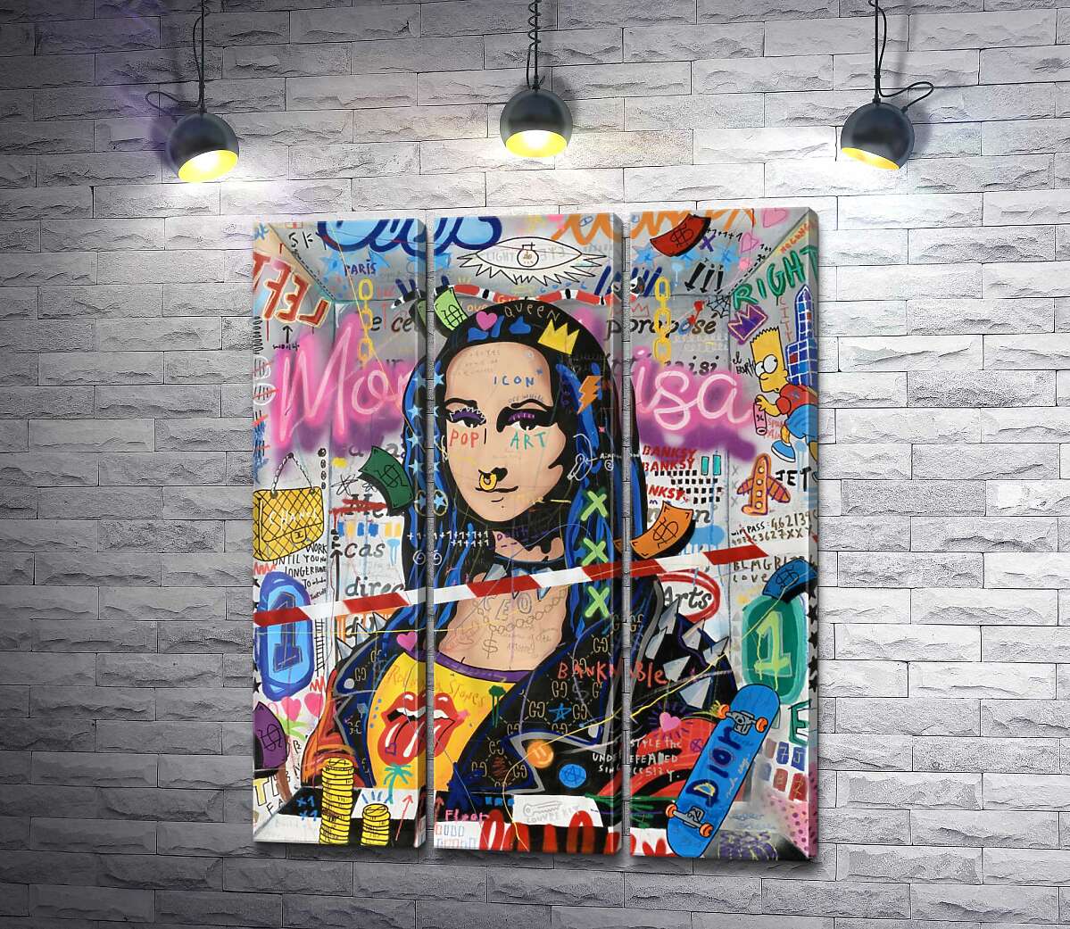

Модульная картина ArtPoster Комната Моны (Mona's room) - Джисбар 102x126 см Модуль №11