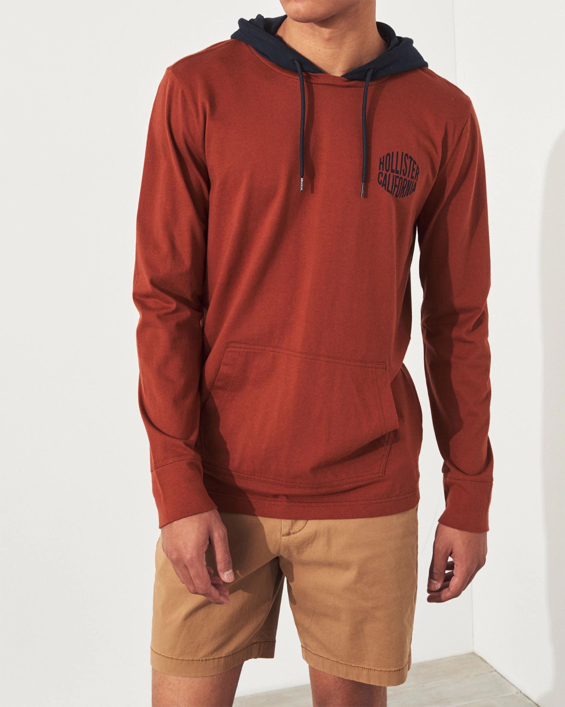 

Толстовка мужская - толстовка Hollister HC6381M M Красный