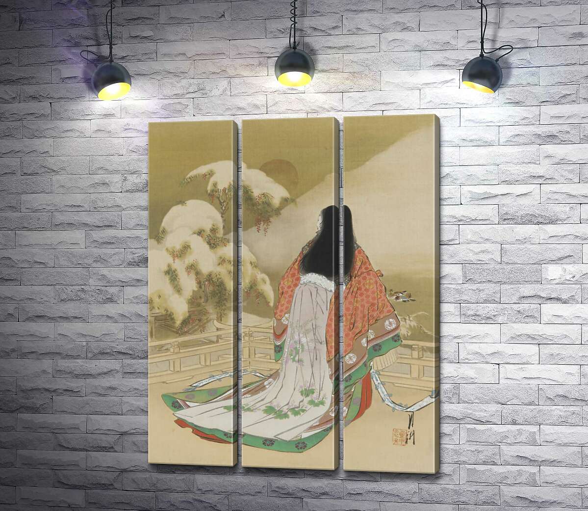 

Модульная картина ArtPoster Женские активности (Women's Activities) – Огата Гекко (Ogata Gekko) 132x176 см Модуль №11