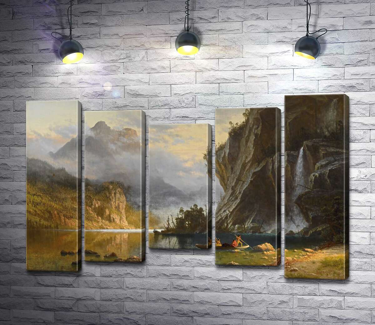 

Модульная картина ArtPoster Индейская рыбалка (Indians Spear Fishing) – Альберт Бирштадт (Albert Bierstadt) 100x67 см Модуль №28