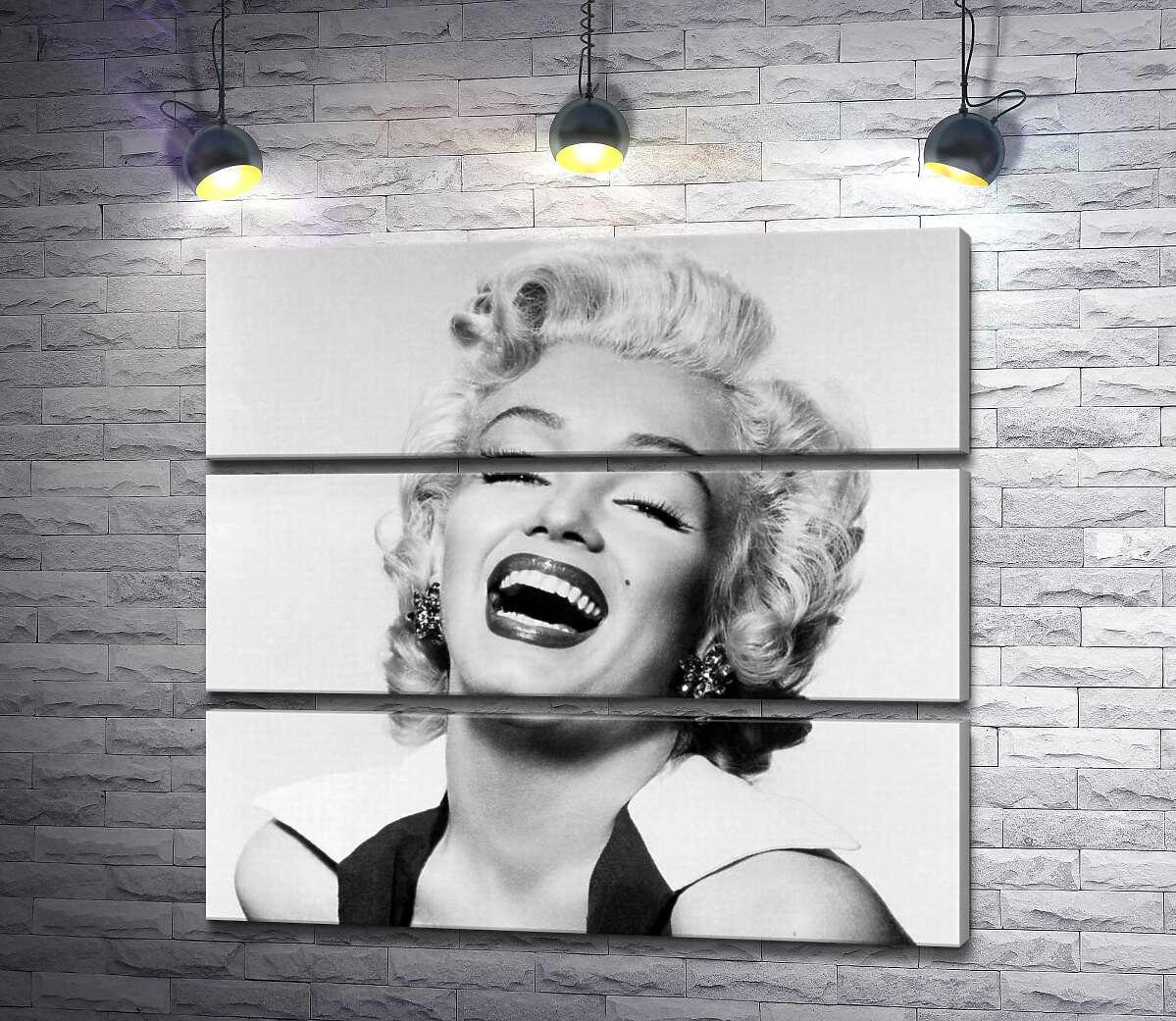 

Модульная картина ArtPoster Легендарная улыбка Мэрилин Монро (Marilyn Monroe) 130x120 см Модуль №13