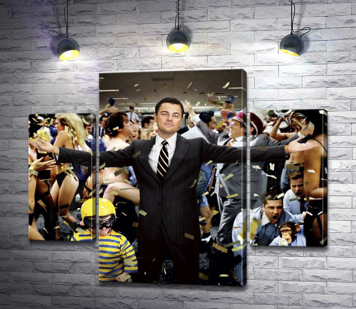 

Модульная картина ArtPoster Леонардо Ди Каприо (Leonardo DiCaprio) на фильме "Волк с Уолл-стрит" (The Wolf of Wall Street) 131x105 см Модуль №7