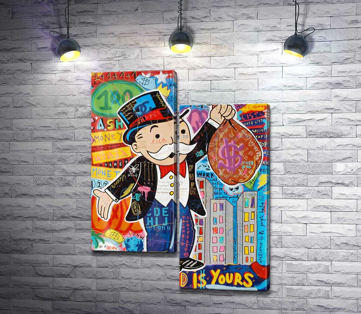 

Модульная картина ArtPoster Мир Монополи (Monop world) – Джисбар 50x68 см Модуль №5