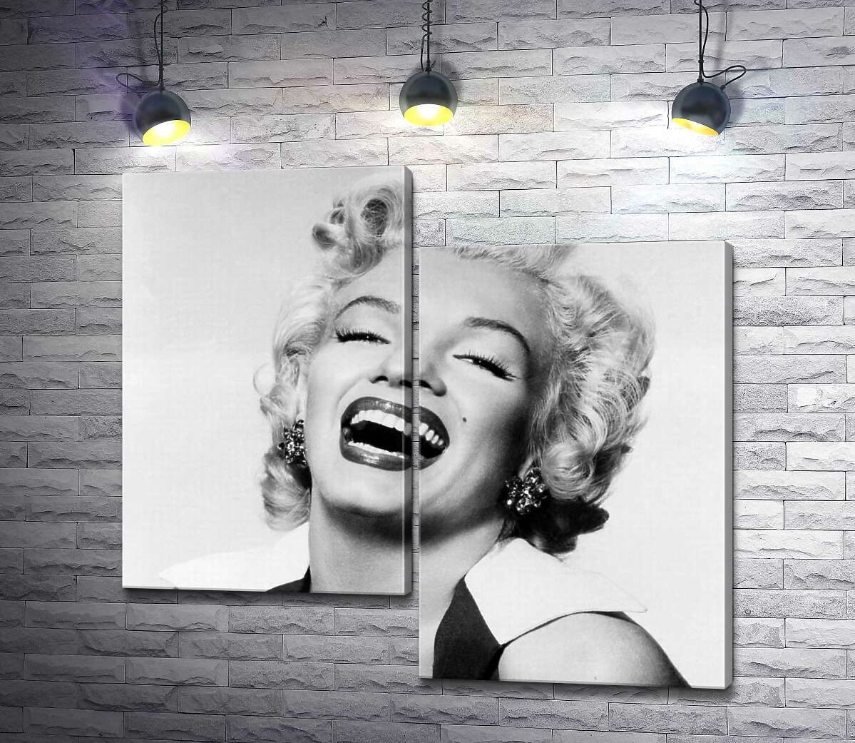 

Модульная картина ArtPoster Легендарная улыбка Мэрилин Монро (Marilyn Monroe) 130x120 см Модуль №5