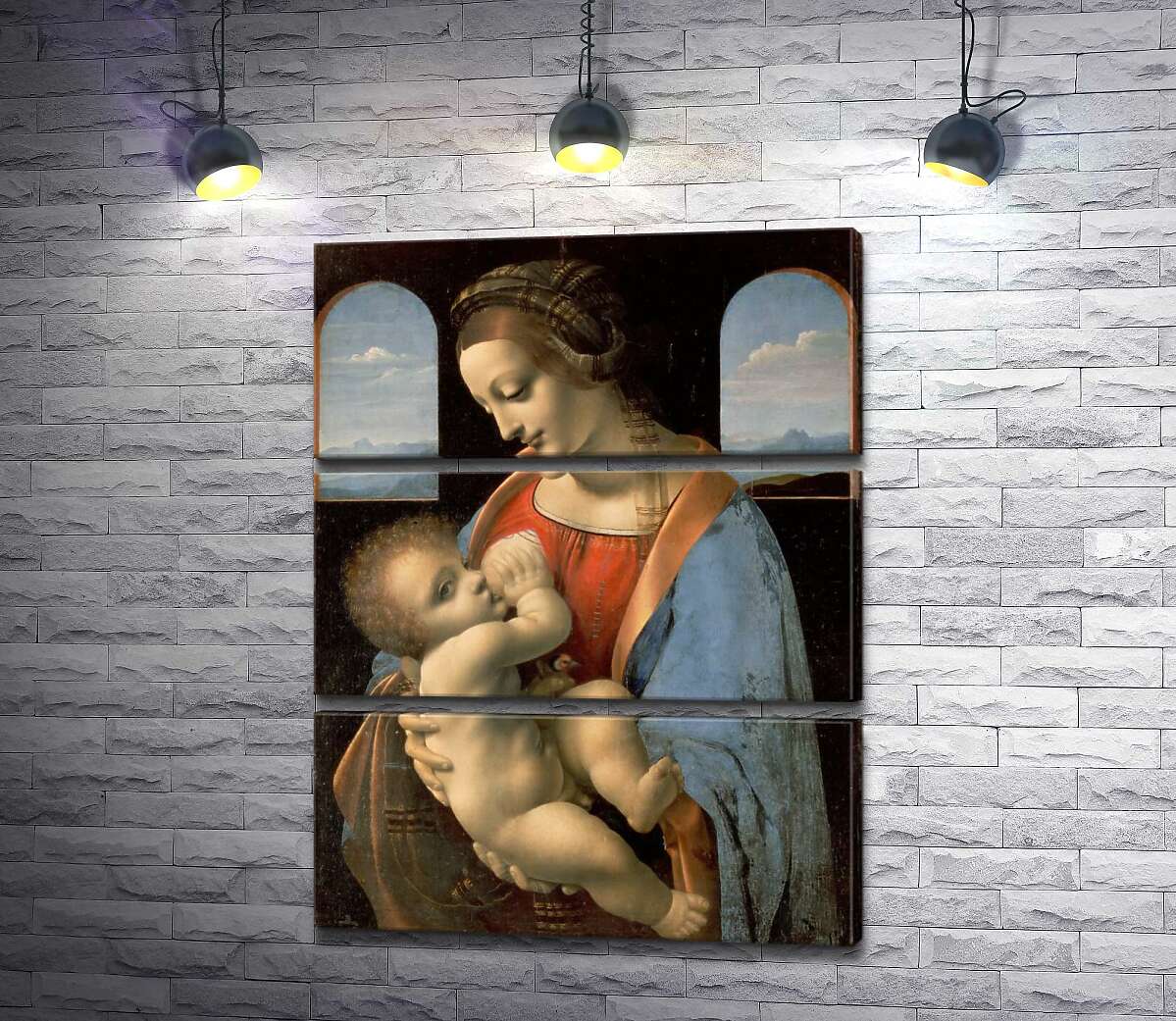 

Модульная картина ArtPoster Мадонна Литта (Madonna Litta) – Леонардо да Винчи (Leonardo da Vinci) 50x66 см Модуль №13