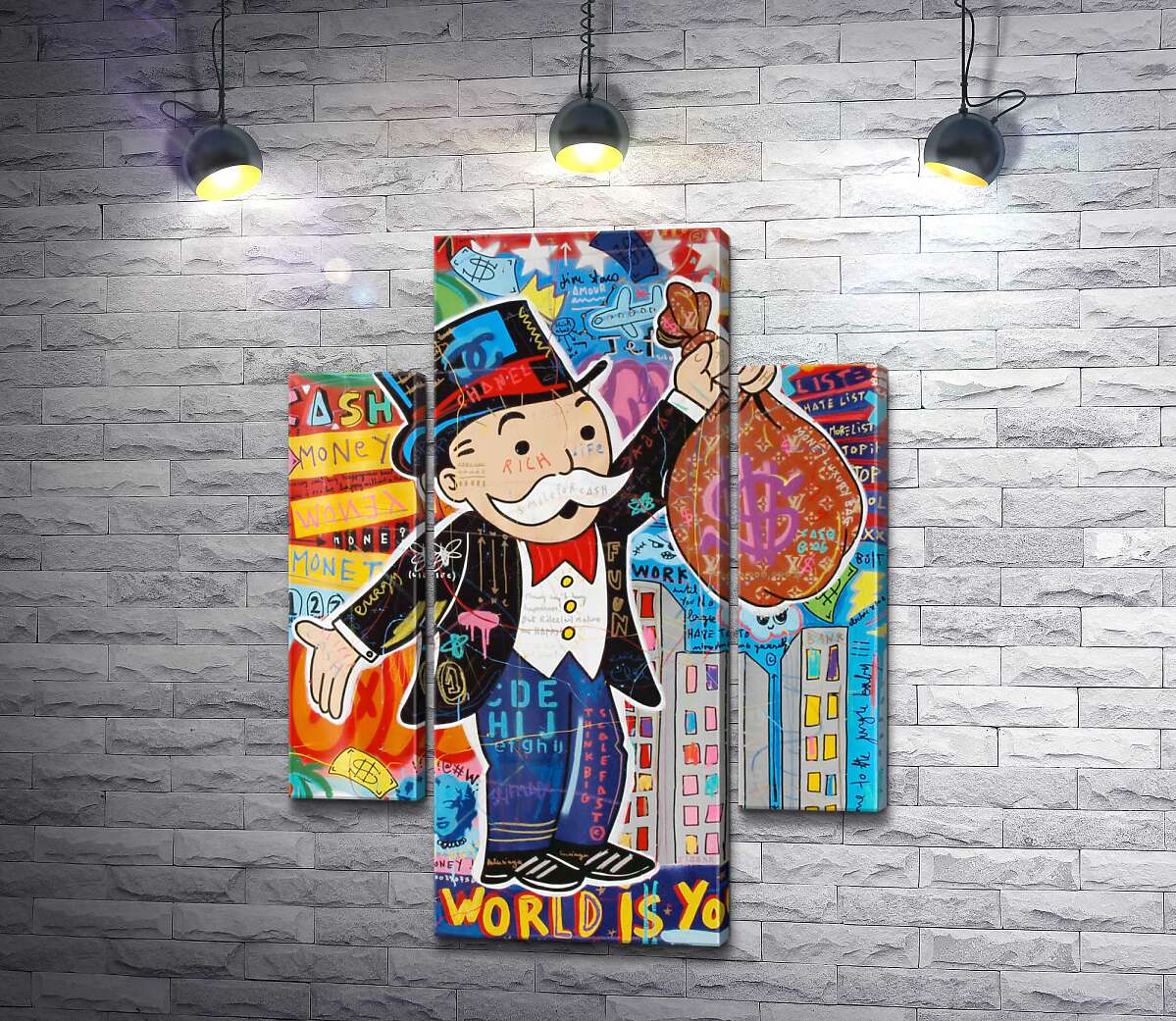 

Модульная картина ArtPoster Мир Монополи (Monop world) – Джисбар 100x134 см Модуль №7