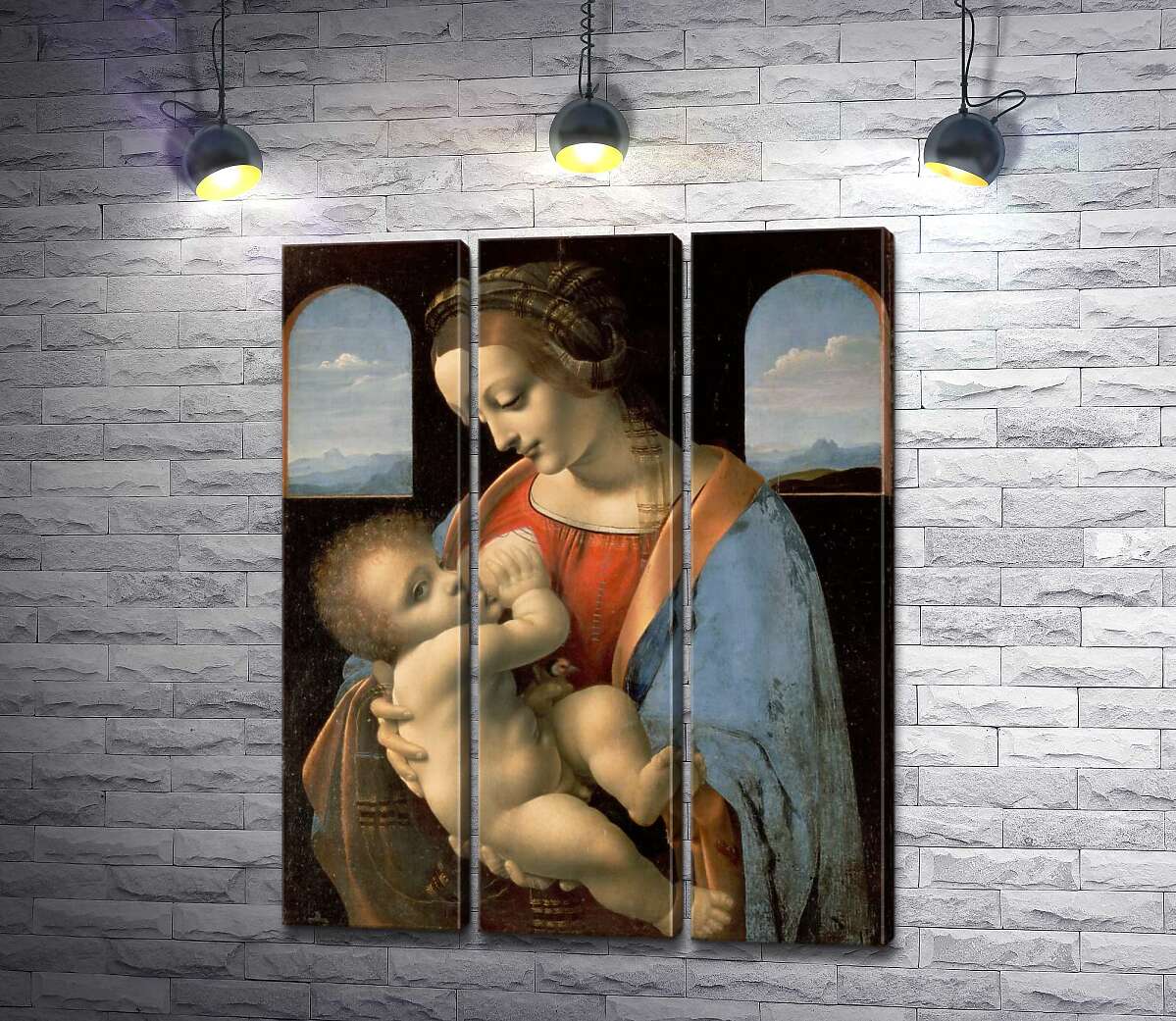 

Модульная картина ArtPoster Мадонна Литта (Madonna Litta) – Леонардо да Винчи (Leonardo da Vinci) 132x167 см Модуль №11