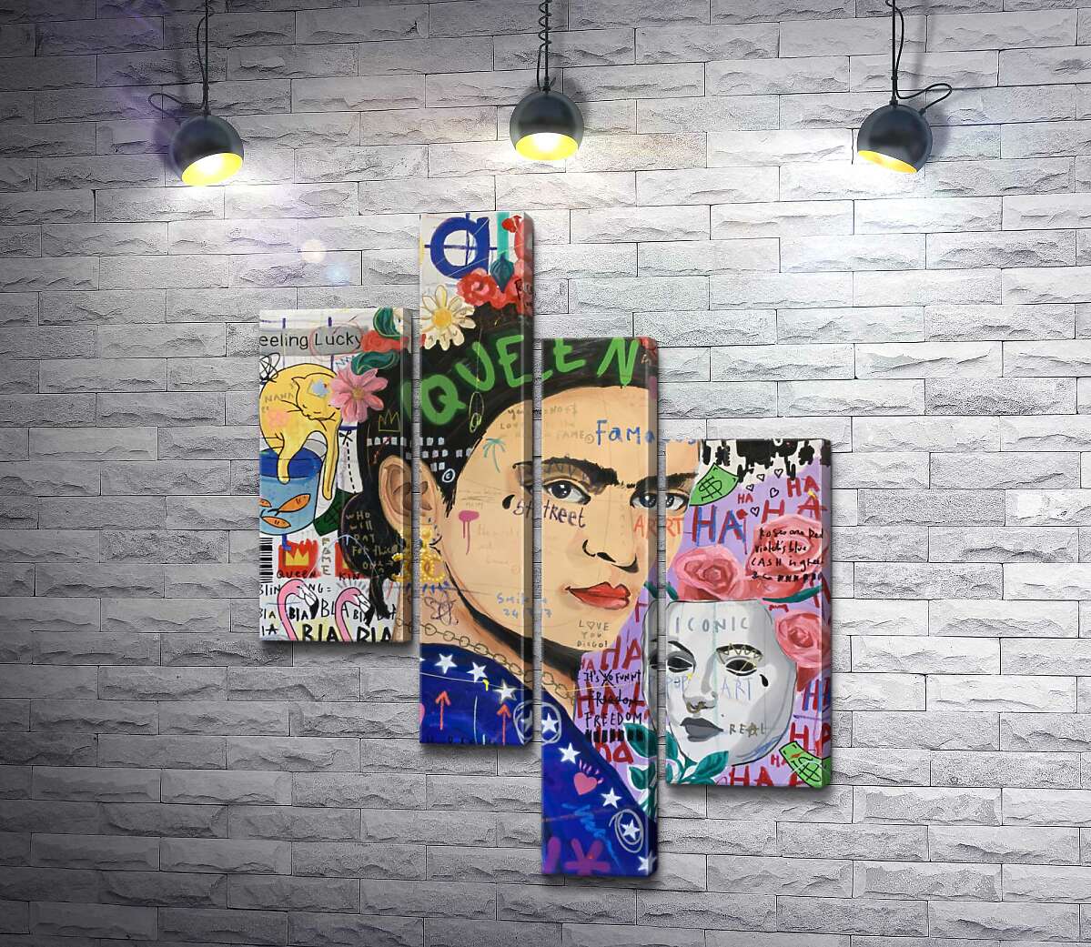 

Модульная картина ArtPoster Маска Фриды (Frida Mask) – Джисбар 130x177 см Модуль №20
