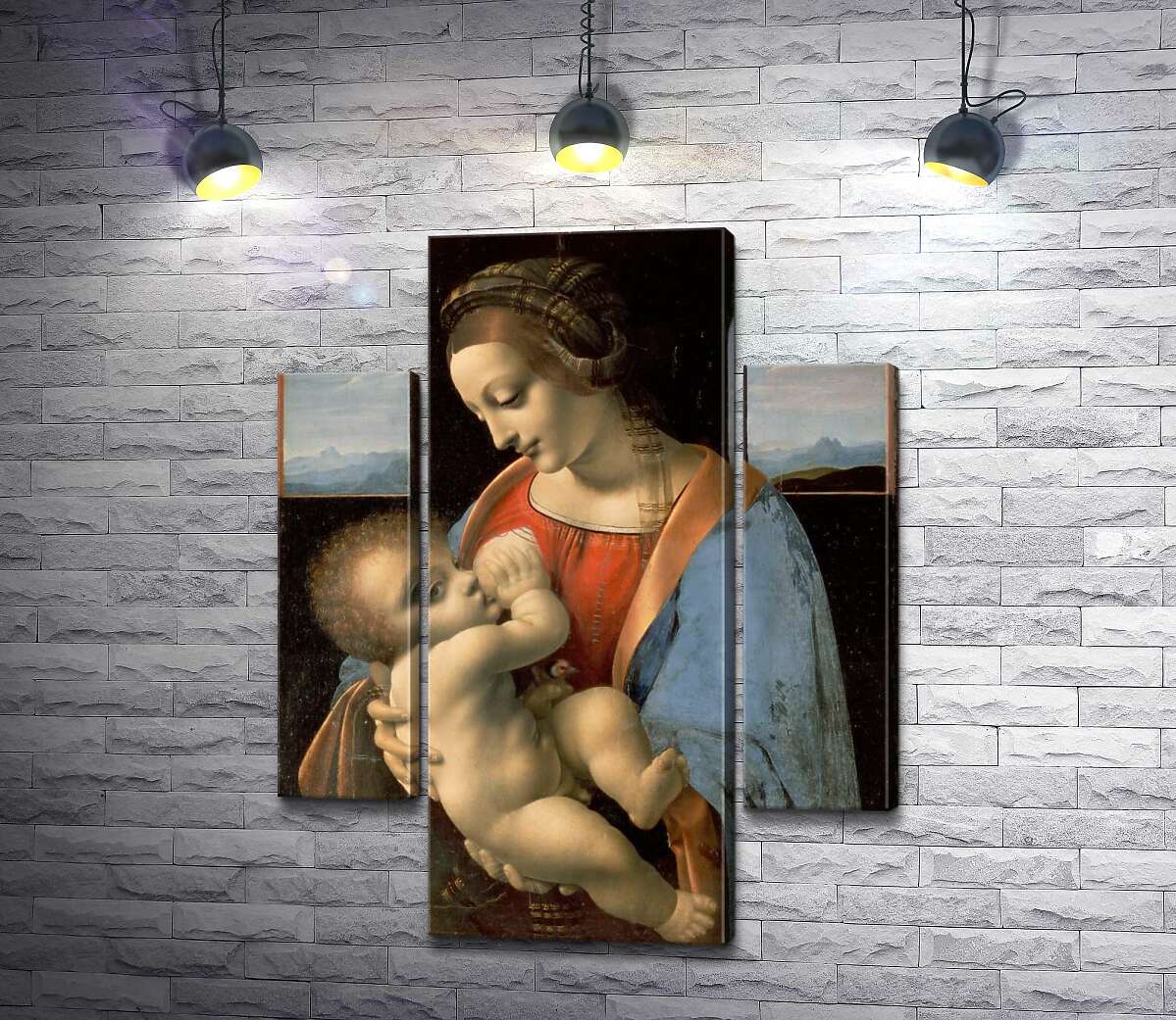 

Модульная картина ArtPoster Мадонна Литта (Madonna Litta) – Леонардо да Винчи (Leonardo da Vinci) 80x104 см Модуль №7