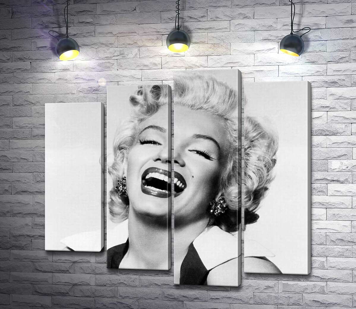 

Модульная картина ArtPoster Легендарная улыбка Мэрилин Монро (Marilyn Monroe) 80x75 см Модуль №21