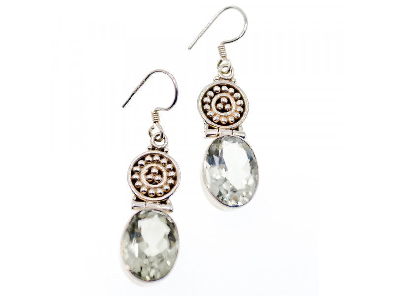 

Серебряные серьги с камнем демантоид Волшебство Натуральный Sky Jewelry 003777