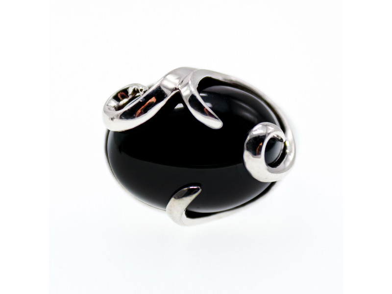 

Серебряное кольцо с ониксом Уникальность Натуральный Sky Jewelry 003784