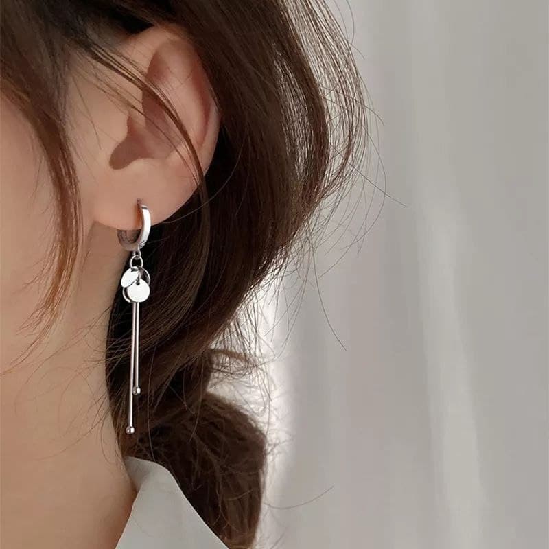 

Серьги-колечка Fashion с подвесками MK1129