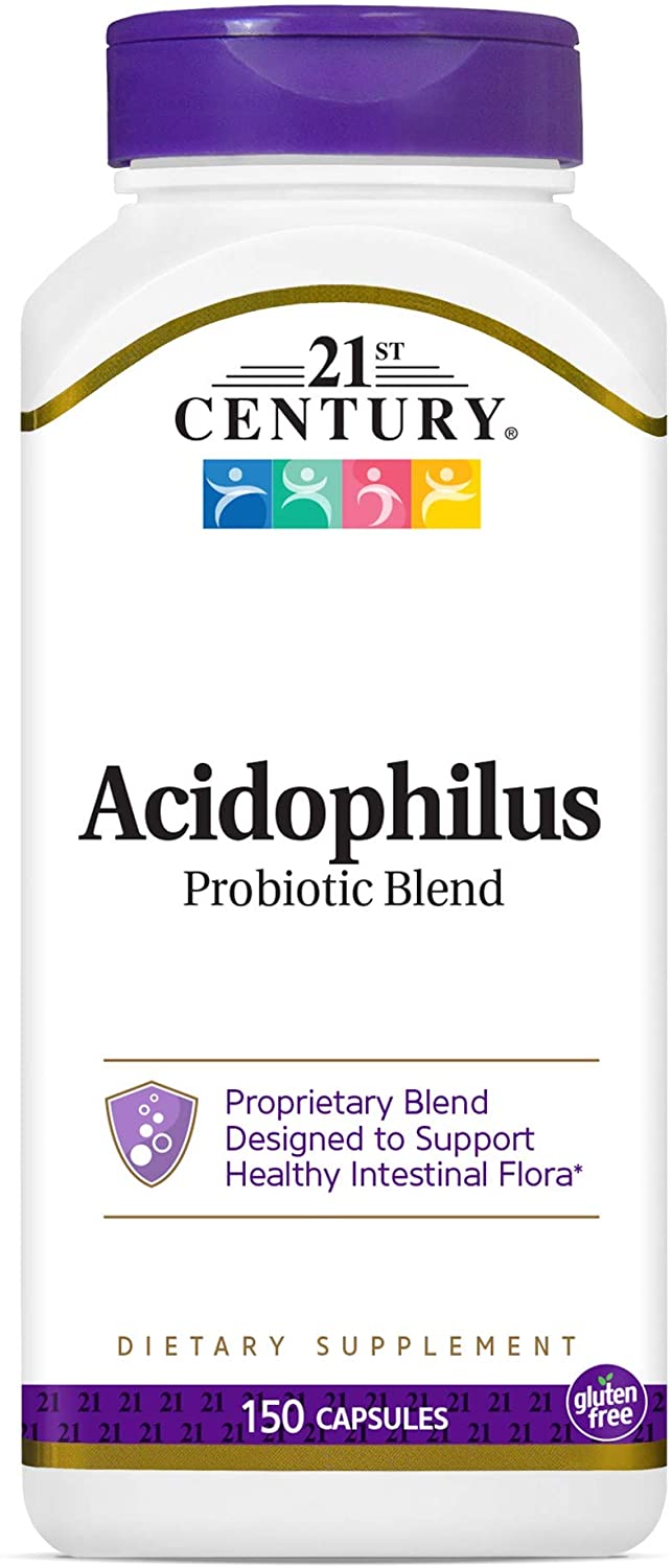 

21st Century Acidophilus Probiotic Blend 150 капсул (4384304138)