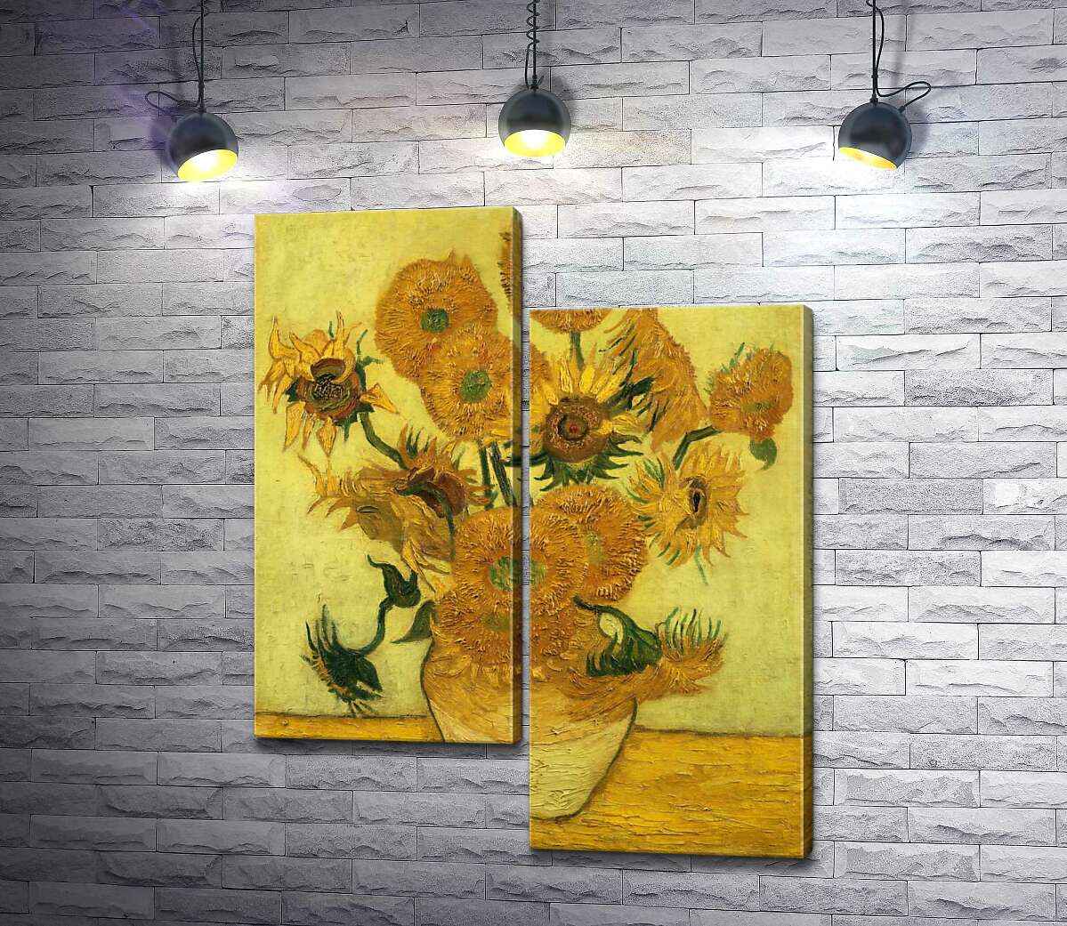 

Модульная картина ArtPoster Подсолнечники – Винсент ван Гог (Vincent van Gogh) 130x164 см Модуль №5