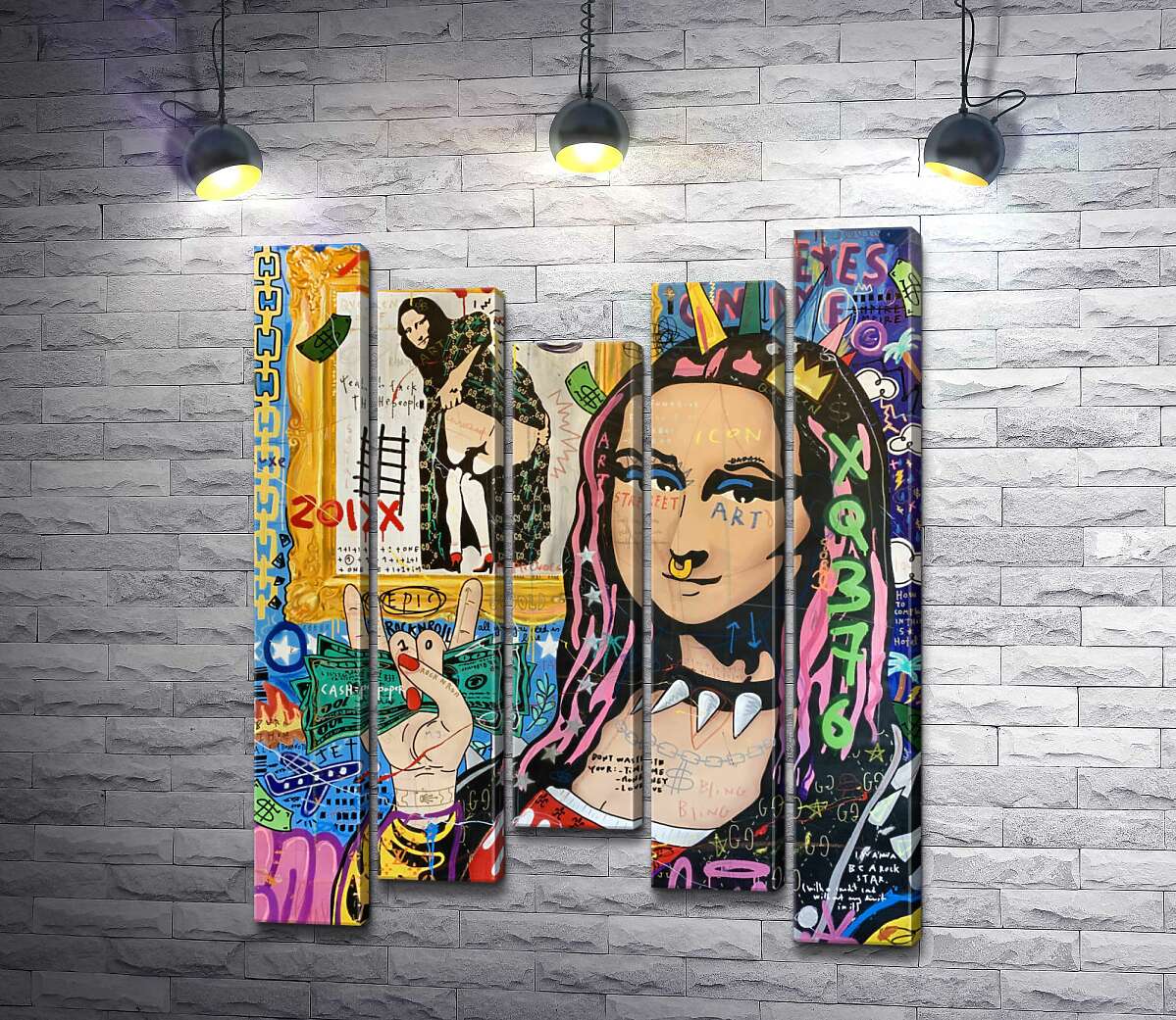 

Модульная картина ArtPoster Панк-музей Мона (Mona Punk Museum) – Джисбар 100x125 см Модуль №28