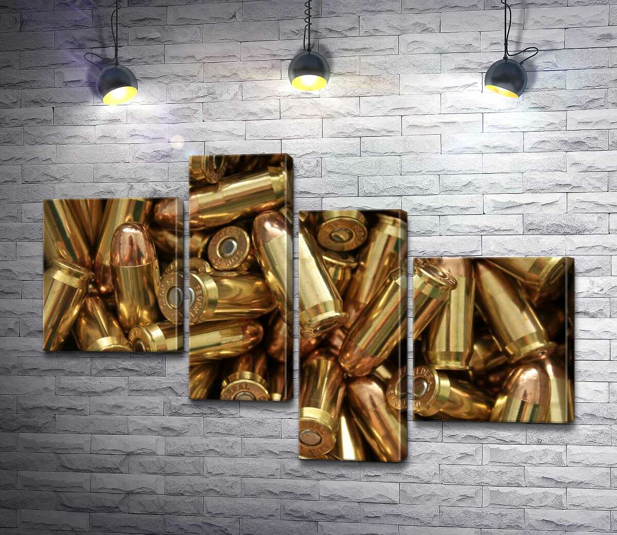 

Модульная картина ArtPoster Патроны для оружия 100x69 см Модуль №20