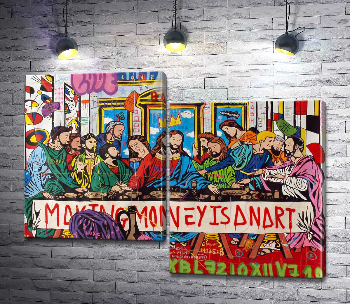 

Модульная картина ArtPoster Подойди к моему столу (Come to my table) – Джисбар 100x75 см Модуль №5
