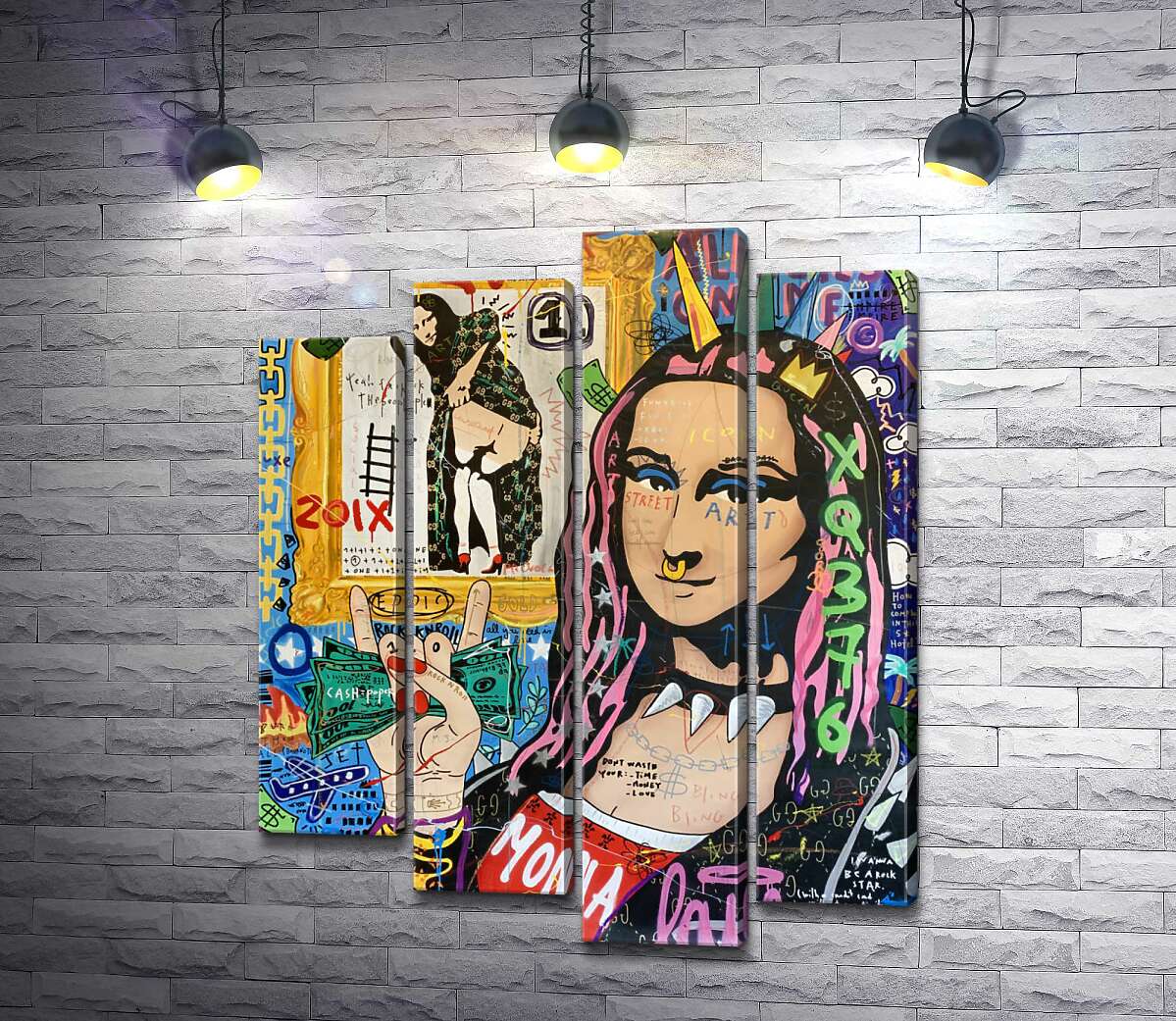 

Модульная картина ArtPoster Панк-музей Мона (Mona Punk Museum) – Джисбар 100x126 см Модуль №21