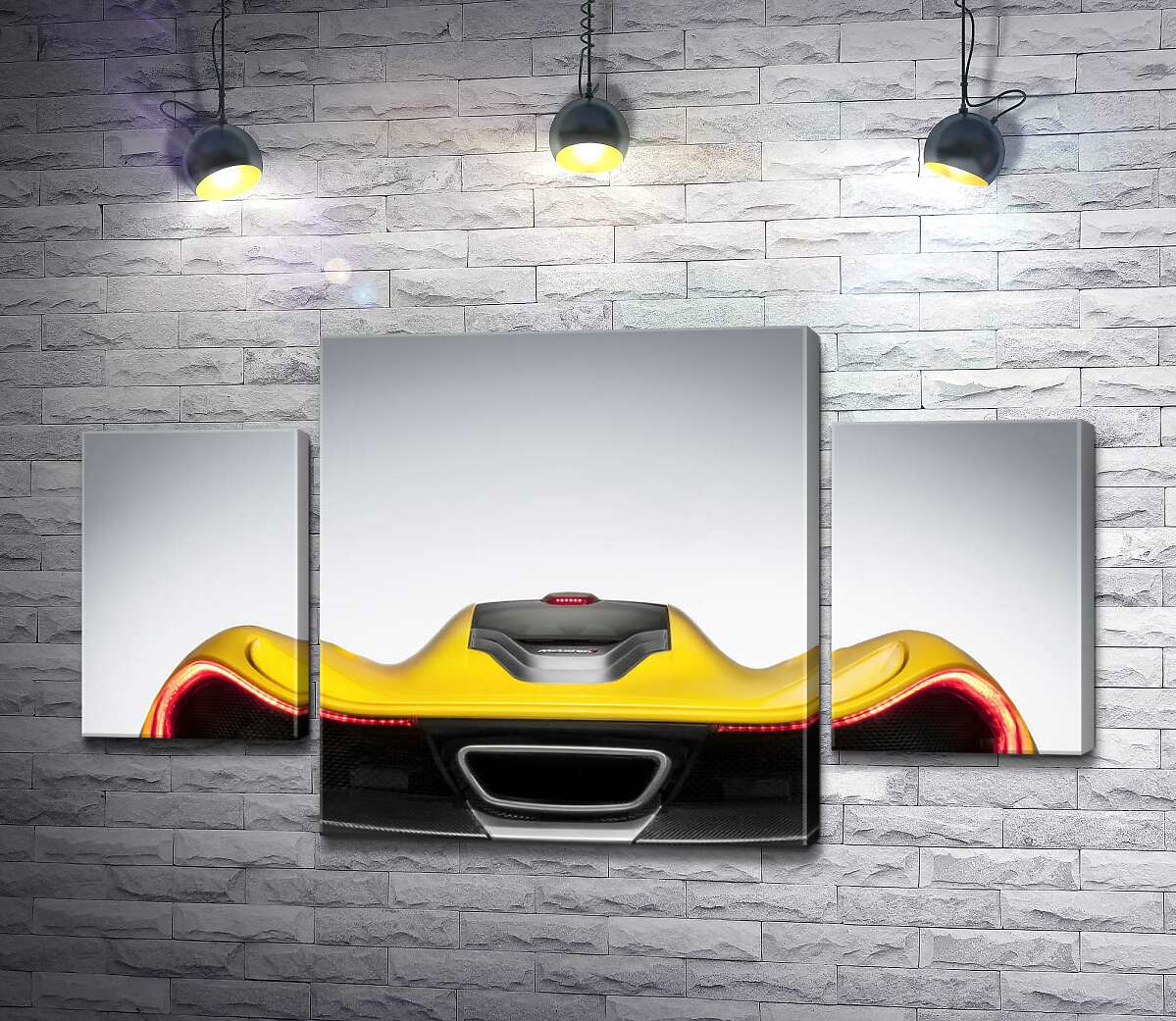 

Модульная картина ArtPoster Плавные изгибы бампера суперкара McLaren P1 80x48 см Модуль №7