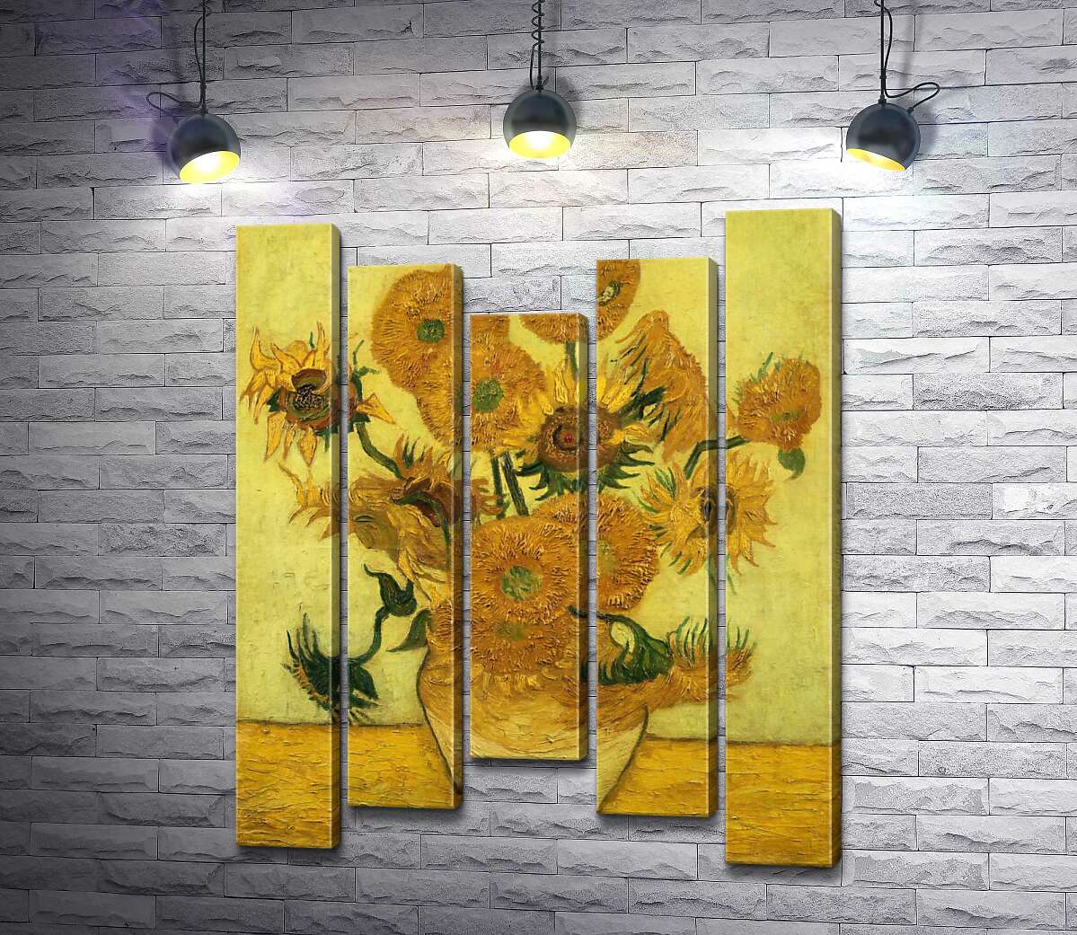 

Модульная картина ArtPoster Подсолнечники – Винсент ван Гог (Vincent van Gogh) 130x165 см Модуль №28