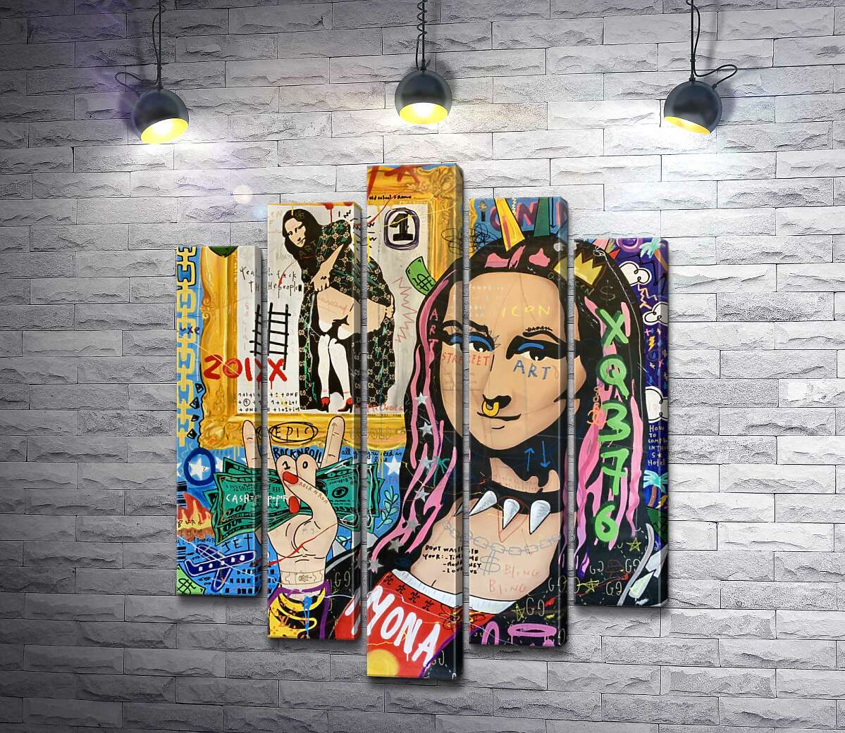 

Модульная картина ArtPoster Панк-музей Мона (Mona Punk Museum) – Джисбар 100x125 см Модуль №26