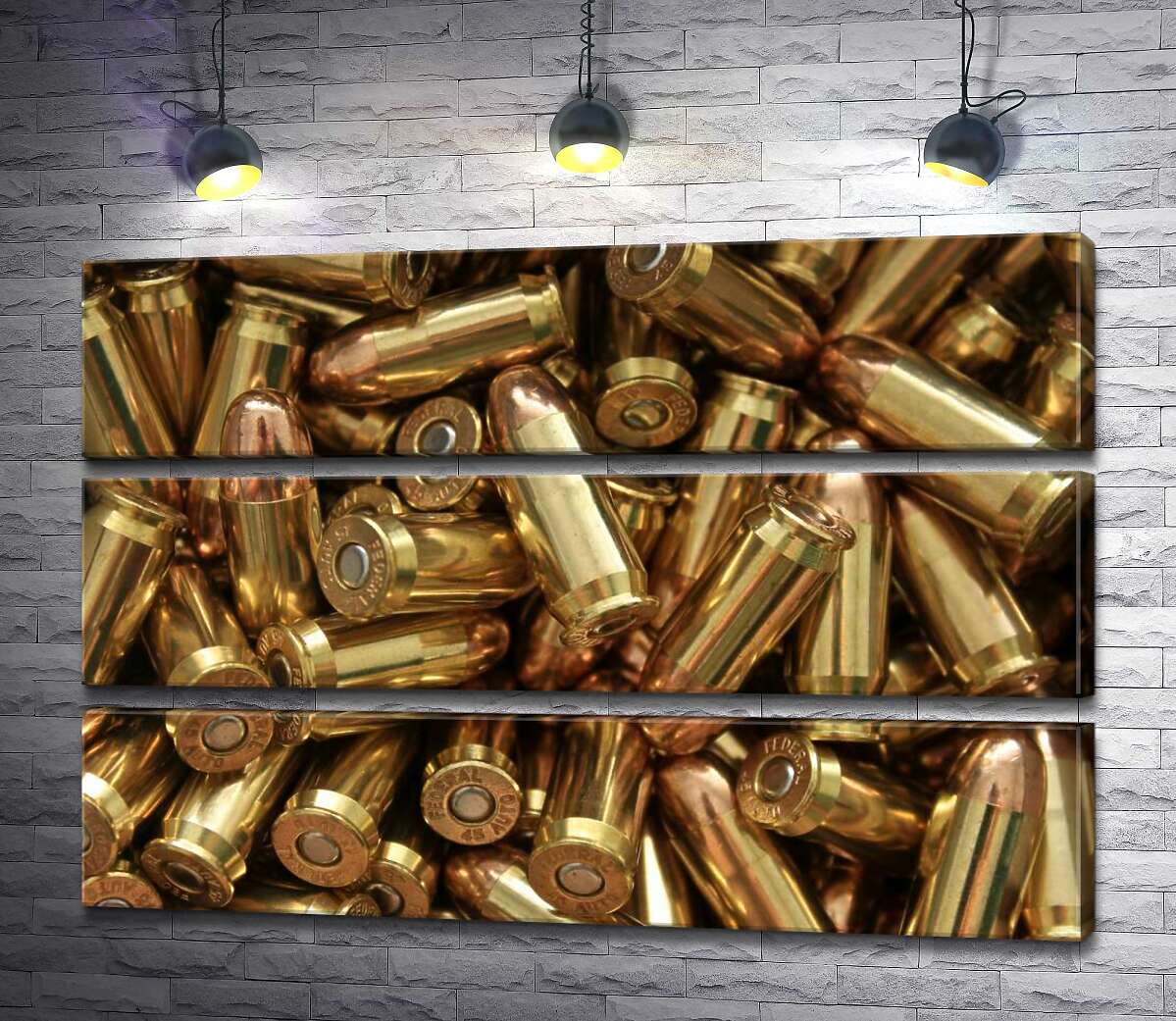 

Модульная картина ArtPoster Патроны для оружия 90x60 см Модуль №13