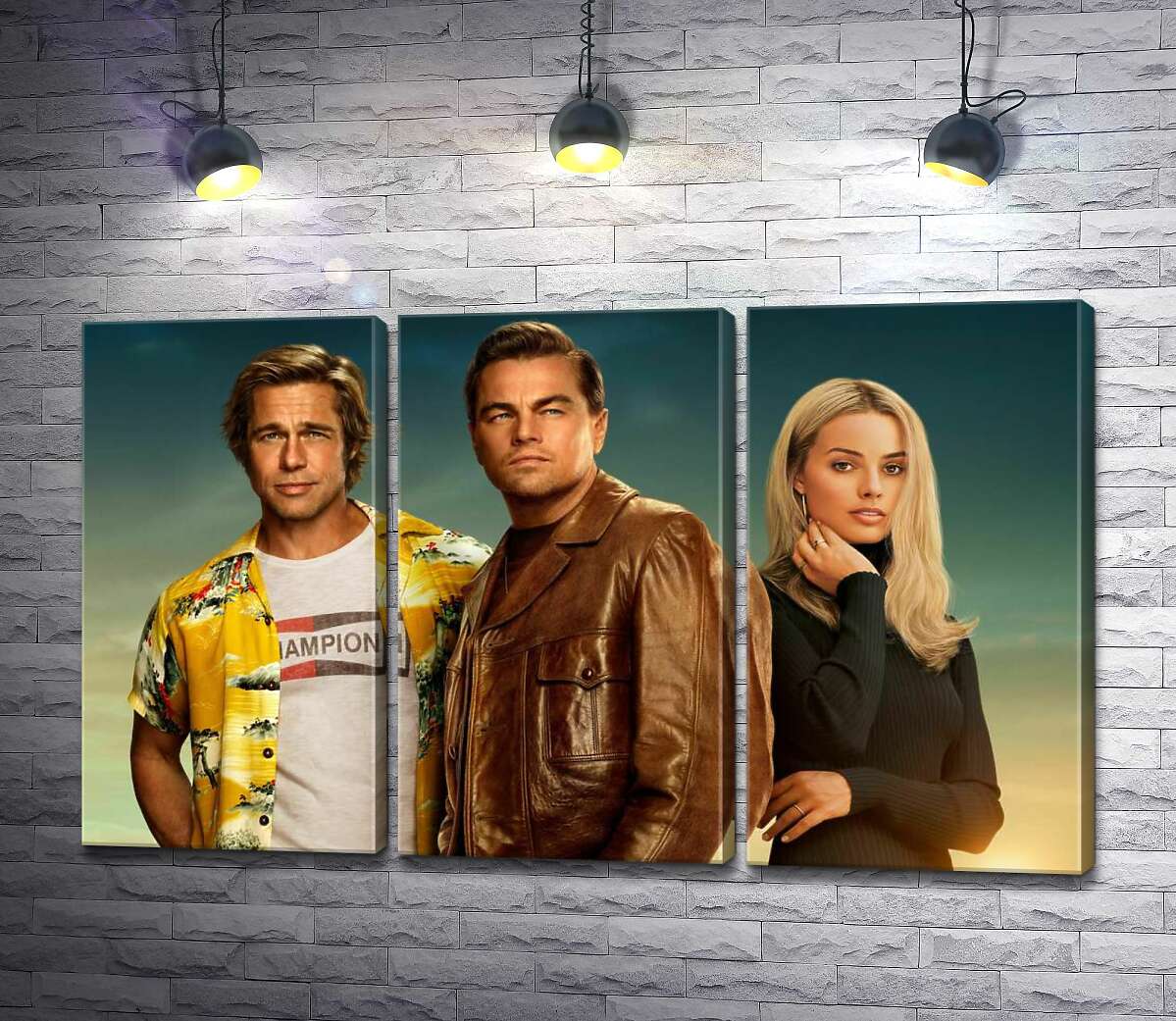 

Модульная картина ArtPoster Постер с героями фильма "Однажды в Голливуде" (Once Upon A Time In Hollywood) 60x37 см Модуль №11