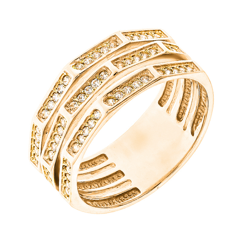 

Кольцо Diamant К3409 18.0