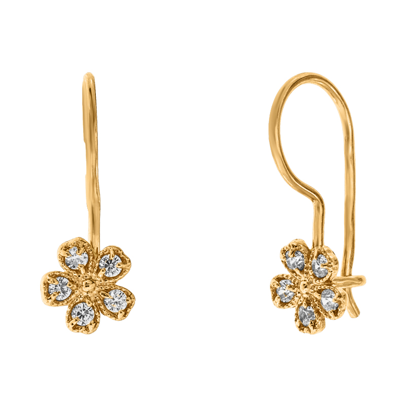 

Серьги с петельчатым замком Diamant с1505