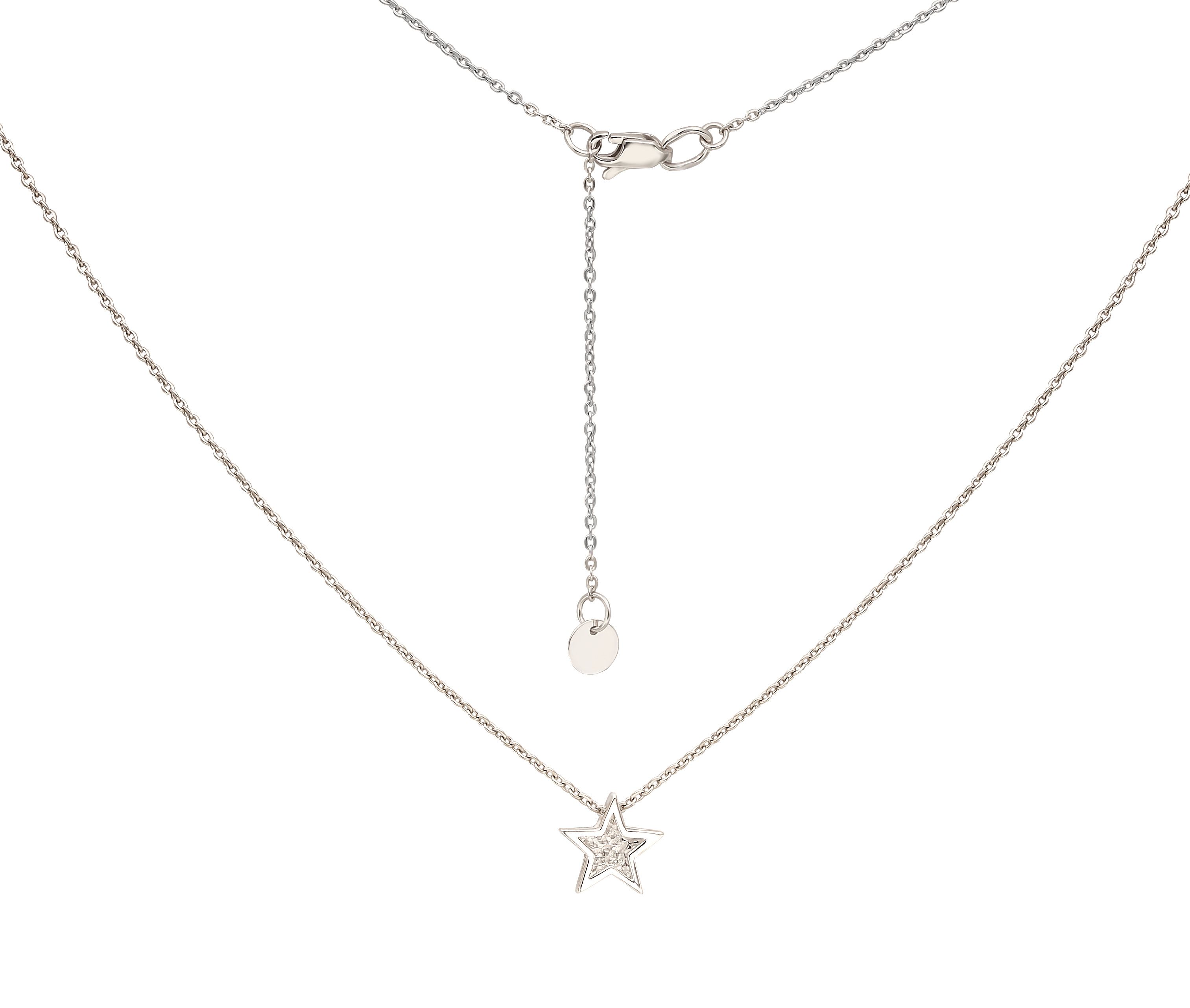 

Колье в белом золоте Tango Jewellery Company 860476В размер 400